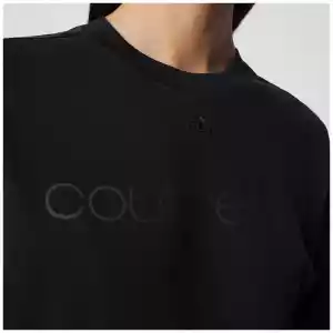 Courreges Courrèges Black double-sleeve T-shirt
