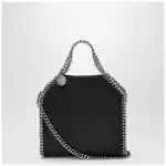 Stella McCartney Black Falabella micro tote bag