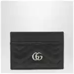 GUCCI GG Marmont card holder black/gold
