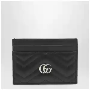 GUCCI GG Marmont card holder black/gold