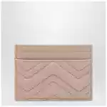 GUCCI Pale pink GG Marmont card holder
