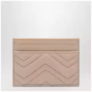 GUCCI Pale pink GG Marmont card holder