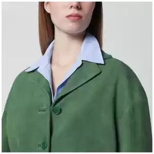 Salvatore Santoro Green suede jacket