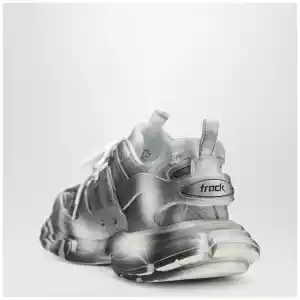 Balenciaga Track Stencil Logo sneakers in black/white