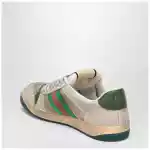 GUCCI Beige Screener Sneakers in Original GG fabric