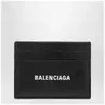 Balenciaga Cash black card holder in grained leather