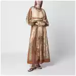 ZIMMERMANN Cream cotton and silk Indra maxi dress