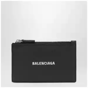 Balenciaga Black long card holder