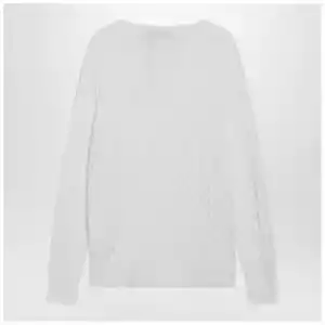 Polo Ralph Lauren White cable-knit cotton sweater