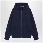 Polo Ralph Lauren Navy blue cotton zip-up sweatshirt