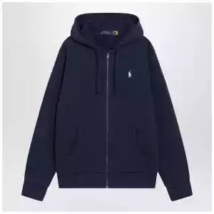 Polo Ralph Lauren Navy blue cotton zip-up sweatshirt