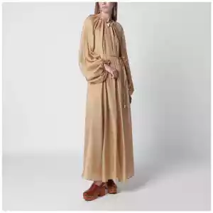 ZIMMERMANN Mahon maxi dress in silk habotai champagne