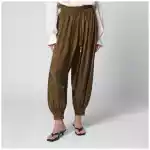 ZIMMERMANN Olive silk habotai harem pants
