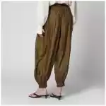 ZIMMERMANN Olive silk habotai harem pants