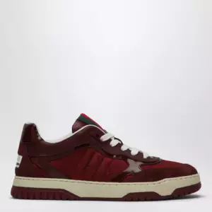 GUCCI Re-Web Sneakers in burgundy GG fabric