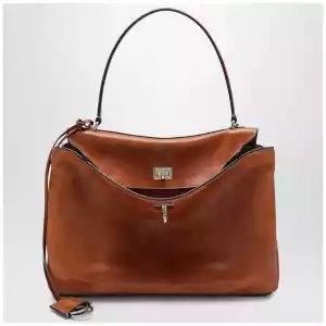 Balenciaga Rodeo Medium bag in vegetable-tanned lambskin tan