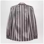 Valentino Striped Crepe de Chine shirt