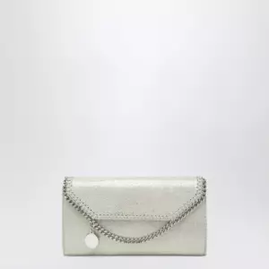 Stella McCartney Light lime green Falabella shoulder wallet bag