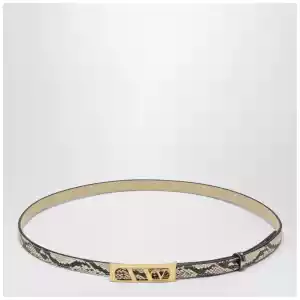 Valentino Garavani Volgo Signature python belt