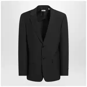 Burberry Navy blue wool blend jacket