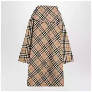 Burberry Beige flounced midi skirt