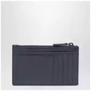 Balenciaga Le City long blue card holder and coin purse