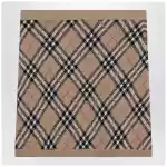 Burberry Wool and mohair blend check mini skirt