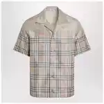 Burberry Beige shirt with shaded Check pattern