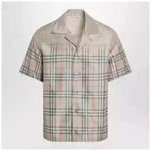 Burberry Beige shirt with shaded Check pattern