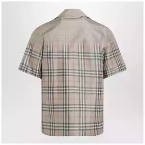 Burberry Beige shirt with shaded Check pattern