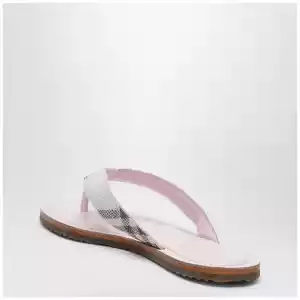 Burberry Pink Pavilion sandals with Check pattern