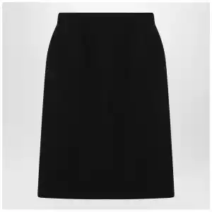 Balenciaga Black Hourglass midi skirt