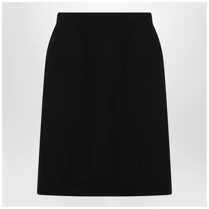 Balenciaga Black Hourglass midi skirt