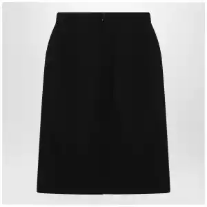 Balenciaga Black Hourglass midi skirt