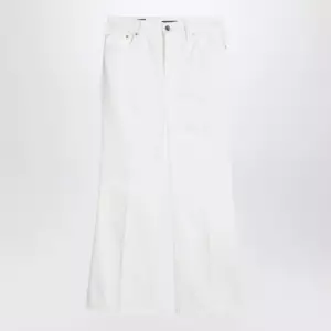 GUCCI Short white flare trousers