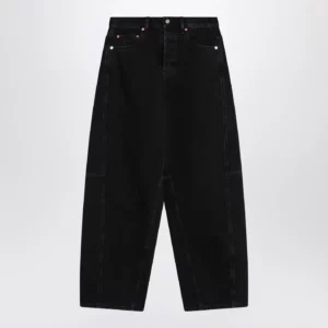 GUCCI Black wide-leg jeans