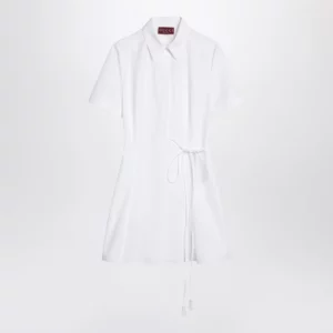 GUCCI White shirt dress in cotton