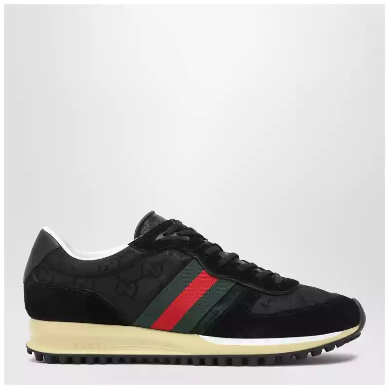 GUCCI Sneakers Re-Motion in black GG fabric