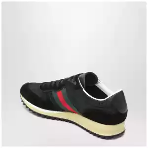 GUCCI Sneakers Re-Motion in black GG fabric