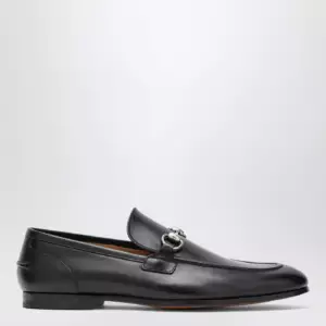 GUCCI Black moccasin with buckle