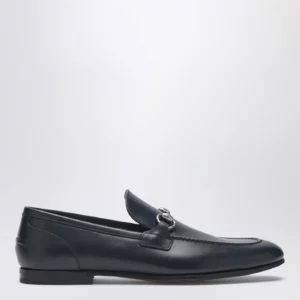 GUCCI Blue loafer with Horsebit