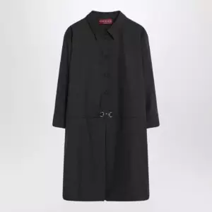 GUCCI Grey shirt dress in wool