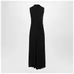 Balenciaga Black sleeveless long dress