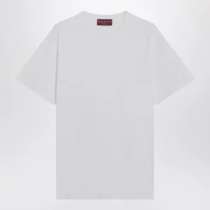 GUCCI White cotton jersey T-shirt
