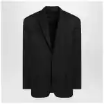 Balenciaga Single-breasted jacket black in wool