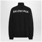 Balenciaga Back zip sweatshirt black