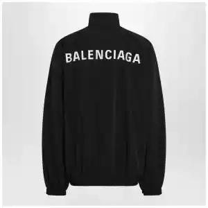 Balenciaga Back zip sweatshirt black