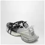 Balenciaga 3XL Split Logo Sneakers in light yellow/red/navy