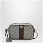 GUCCI Small Ophidia camera bag in beige GG canvas