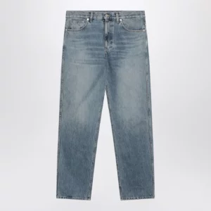 GUCCI Light blue délavé slim-fit jeans